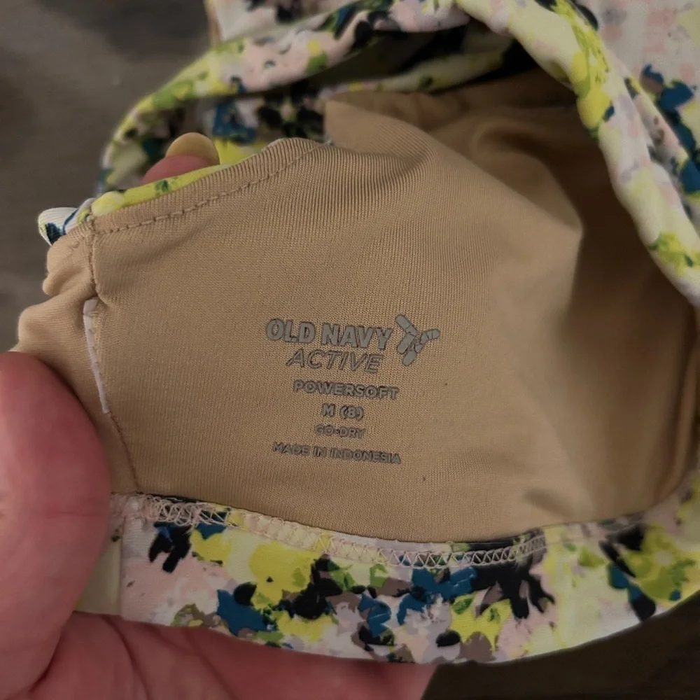 Floral Sports Bra Girls Size 8